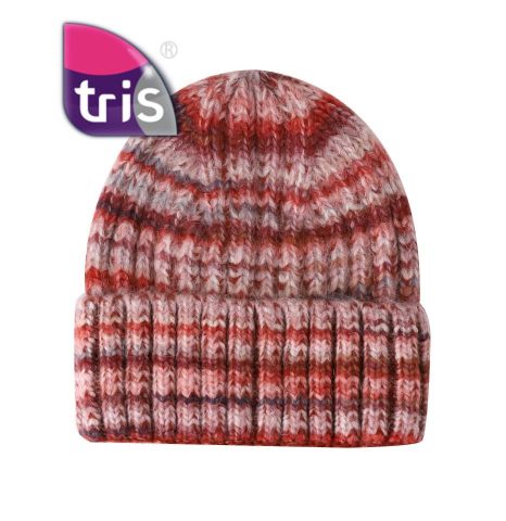 GORRO RAYAS JASPEADAS MARRON