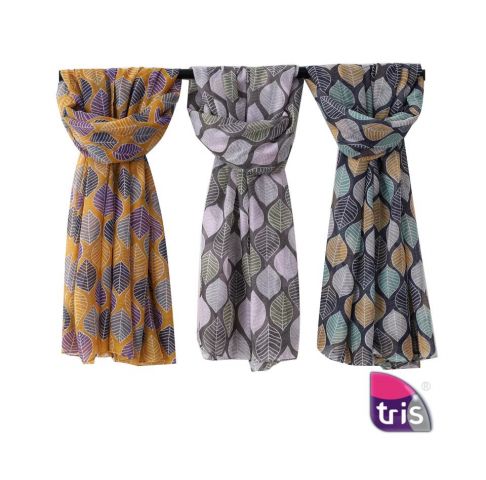 FOULARD HOJAS. MIN. 3 SURT.