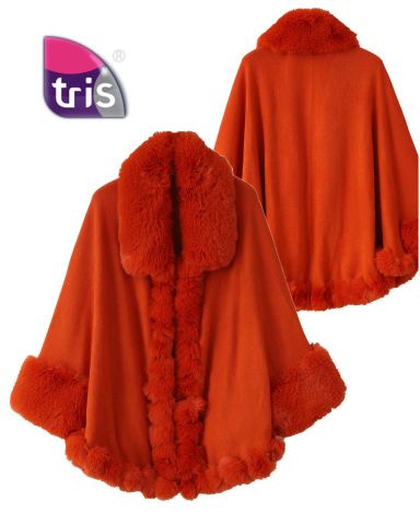 PONCHO MANTA MILA NARANJA