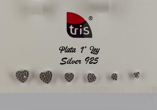 PENDIENTES AG SET MINI CORAZONES