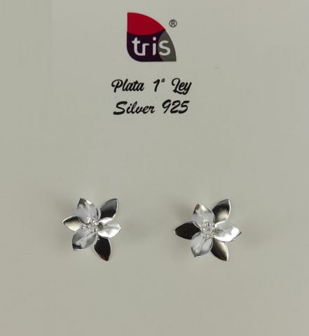 PENDIENTES AG FLOR PETALOS