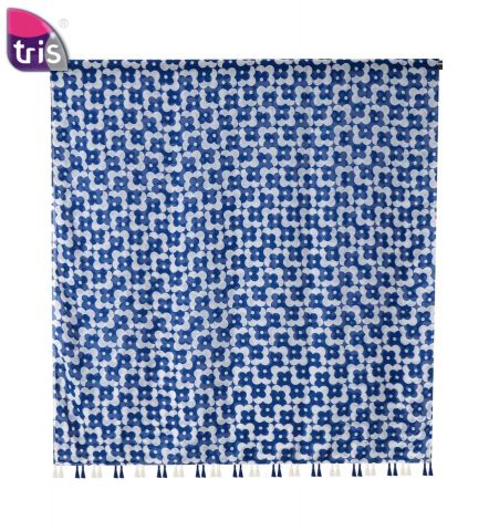 FOULARD POMPON FLORBLU