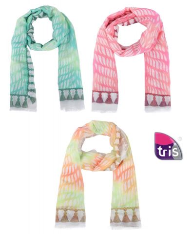 FOULARD DIGITAL POMPONES ALR MIN. 3 SURT.