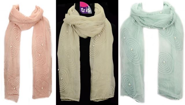 FOULARD CIRCULOS PERLA MIN. 3 SURT.