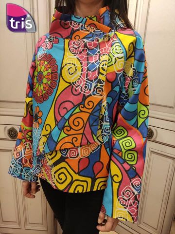 CHAQUETA JAPONESA CORTA CADENABSTRACT