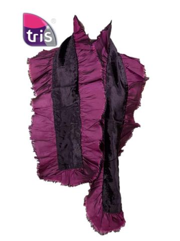 FOULARD VELVET ONDAS MORADO