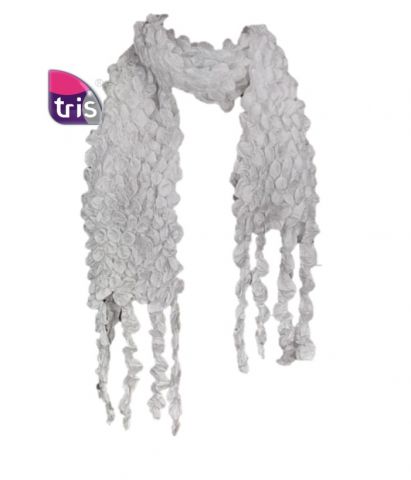 FOULARD RASO NUDOS BLANCO