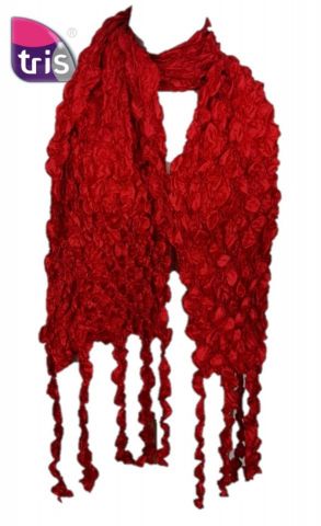 FOULARD RASO NUDOS ROJO