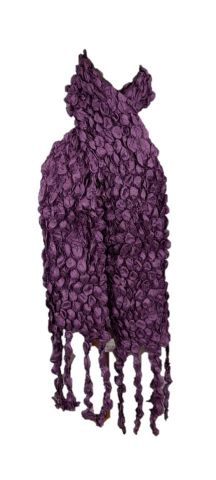 FOULARD RASO NUDOS MORADO