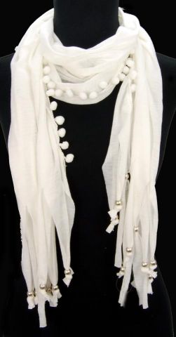 FOULARD COLLAR BORLAS BLANCO