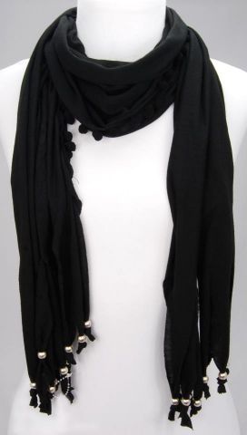 FOULARD COLLAR BORLAS NEGRO