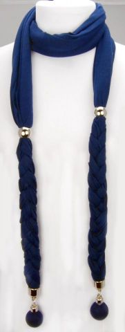 FOULARD COLLAR TRENZA AZUL