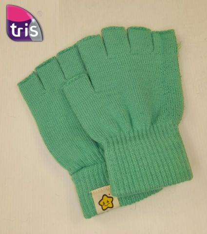 GUANTES SIN DEDOS VERDE