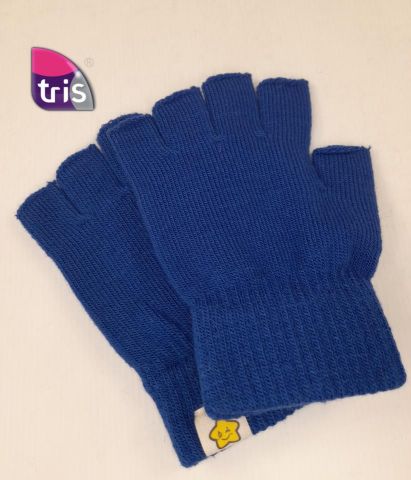 GUANTES SIN DEDOS AZUL